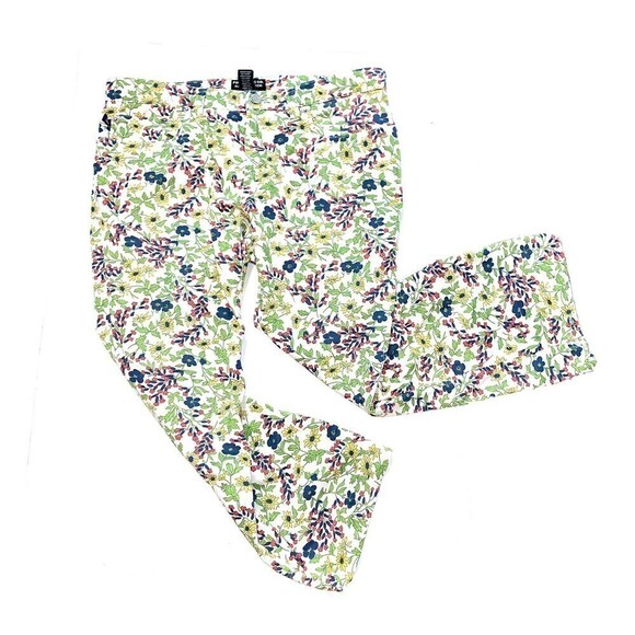 𝅺ralph Lauren Womens‎ Floral Capris Size 4 - Picture 1 of 8